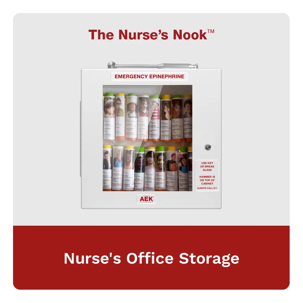 Nurse's office storage