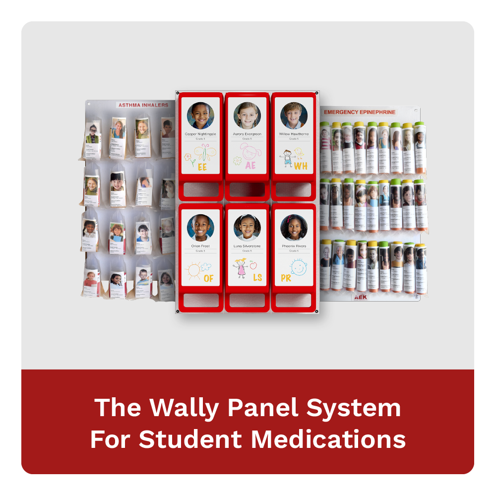 The Wally Panel System for student Medications
