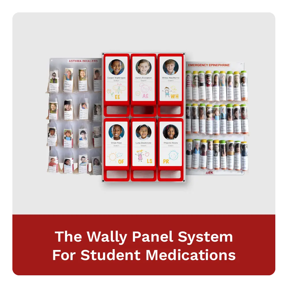 The Wally Panel System for student Medications