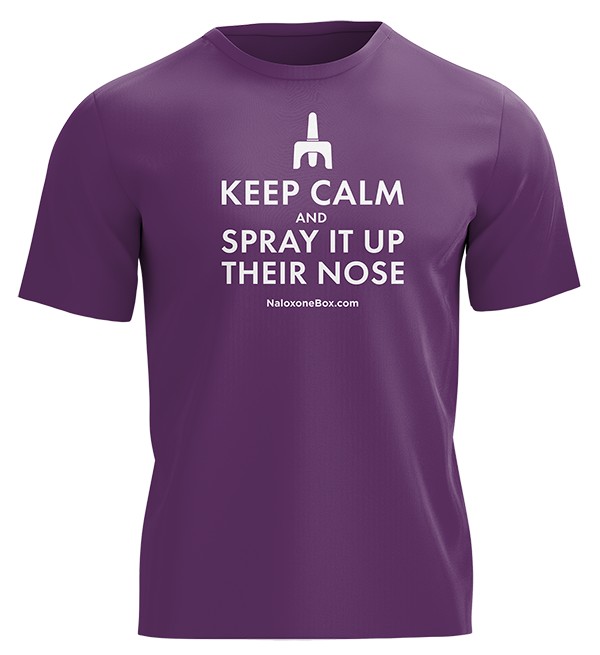 Stay Calm And Spray It Up Their Nose T-Shirt