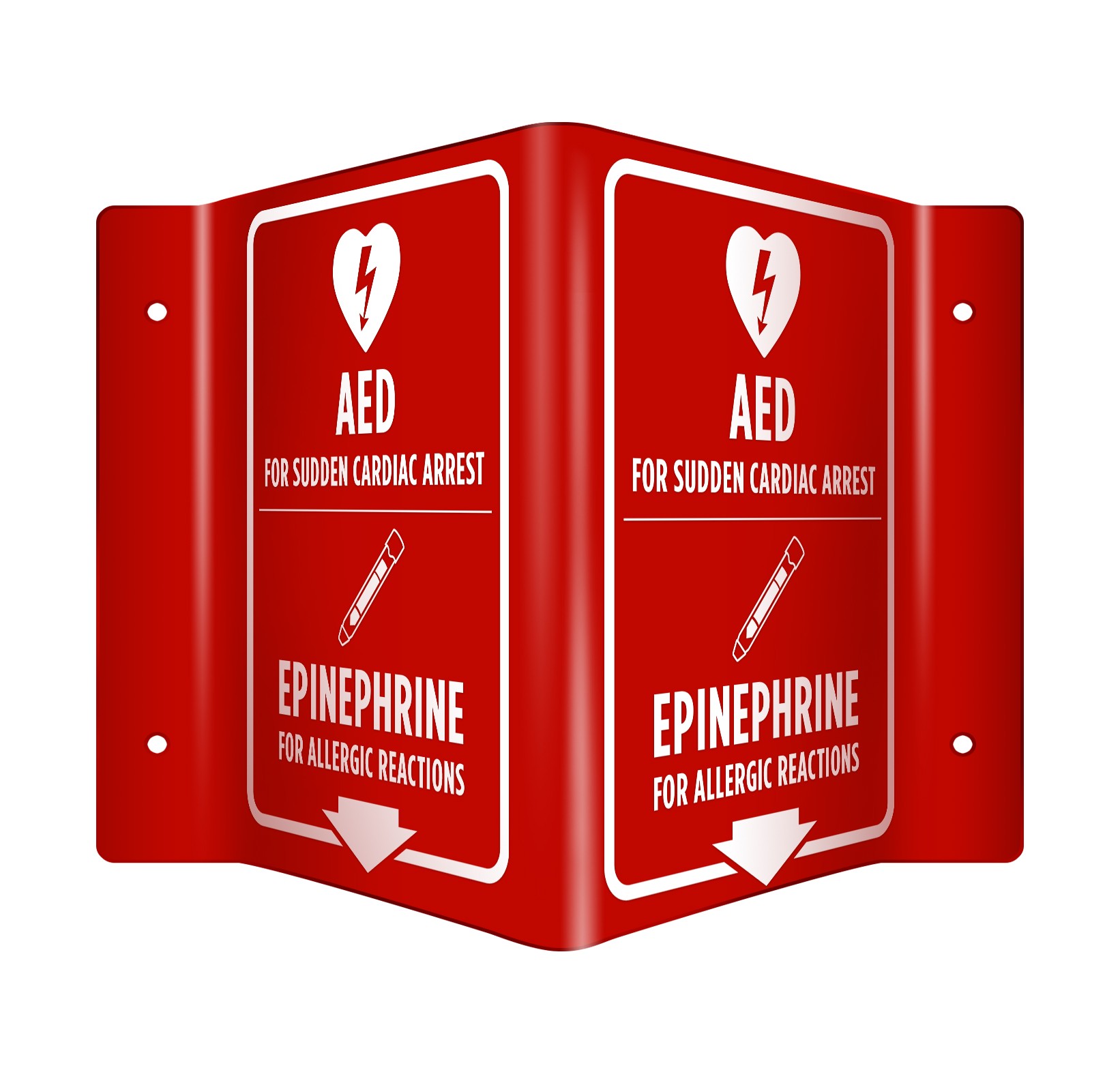 Allergy Emergency Kit / AED Sign