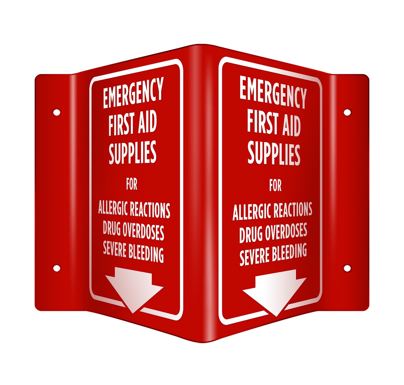 sign for Allergy/overdose emergency kit stop the bleed