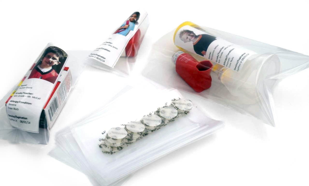 Inhaler Poly-Bag/with Labeling System – Complete Kit