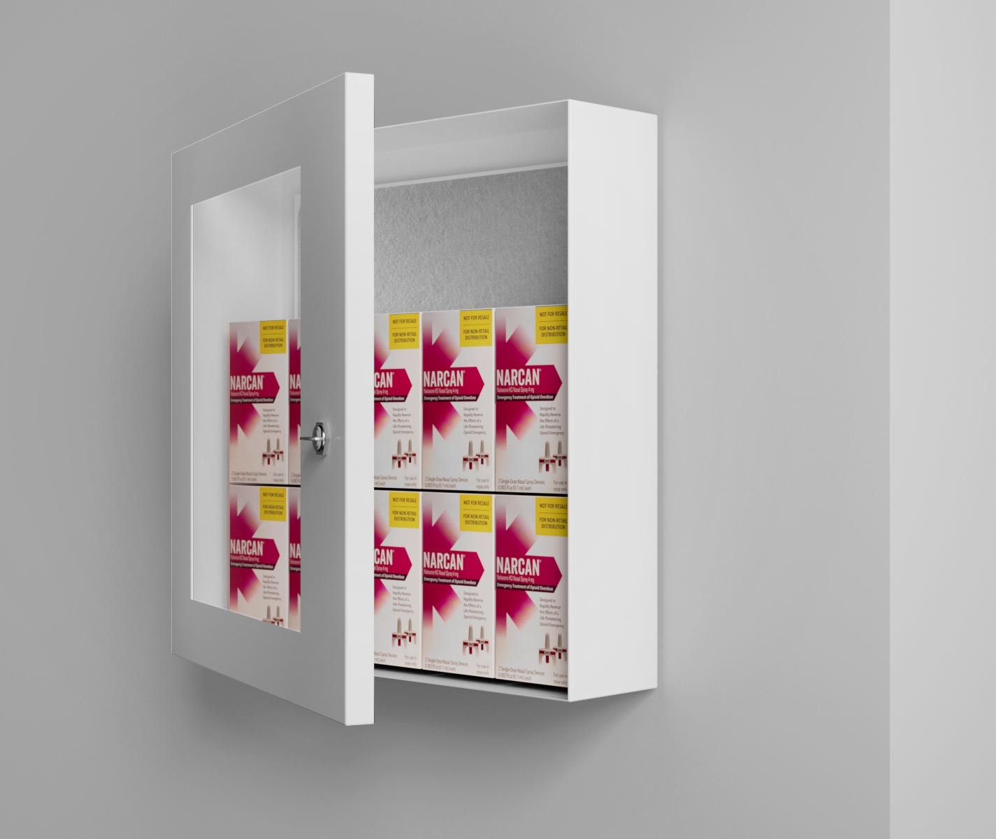 Free Naloxone / Free Test Strips Cabinet